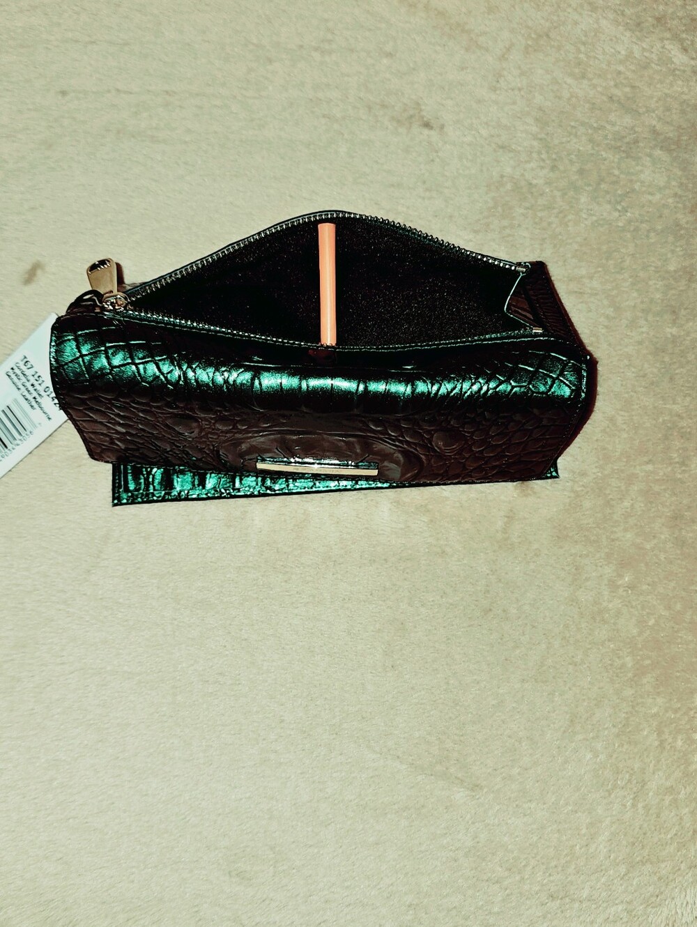 NWT Brahmin MYSTIC GREEN Rosetta w/Cordelia Wallet - Picture 15 of 16